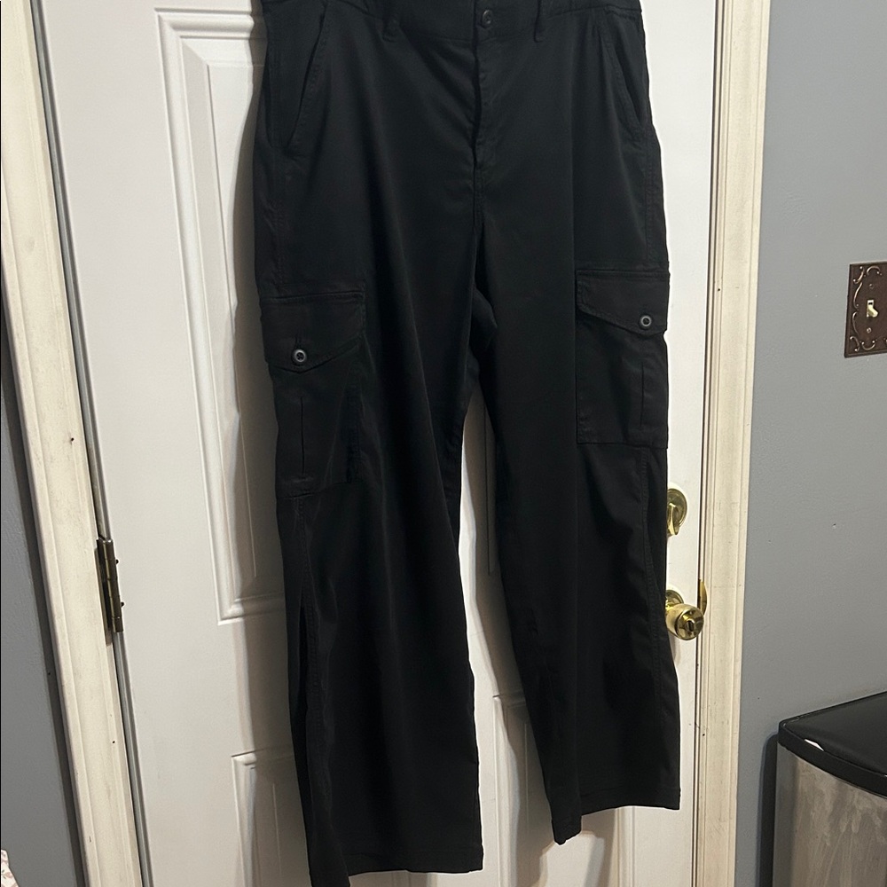 American Eagle Outfitters Black Wide Leg Pants